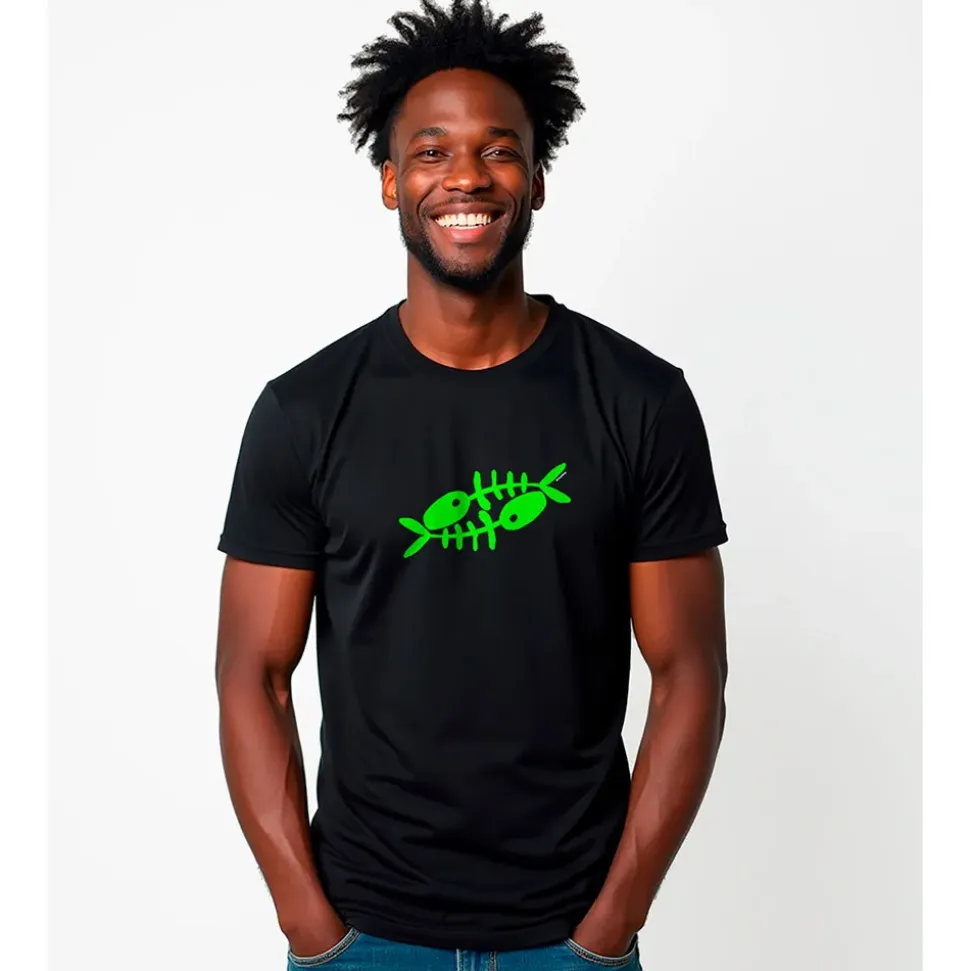 Kruskis Camiseta de manga corta Fishbones