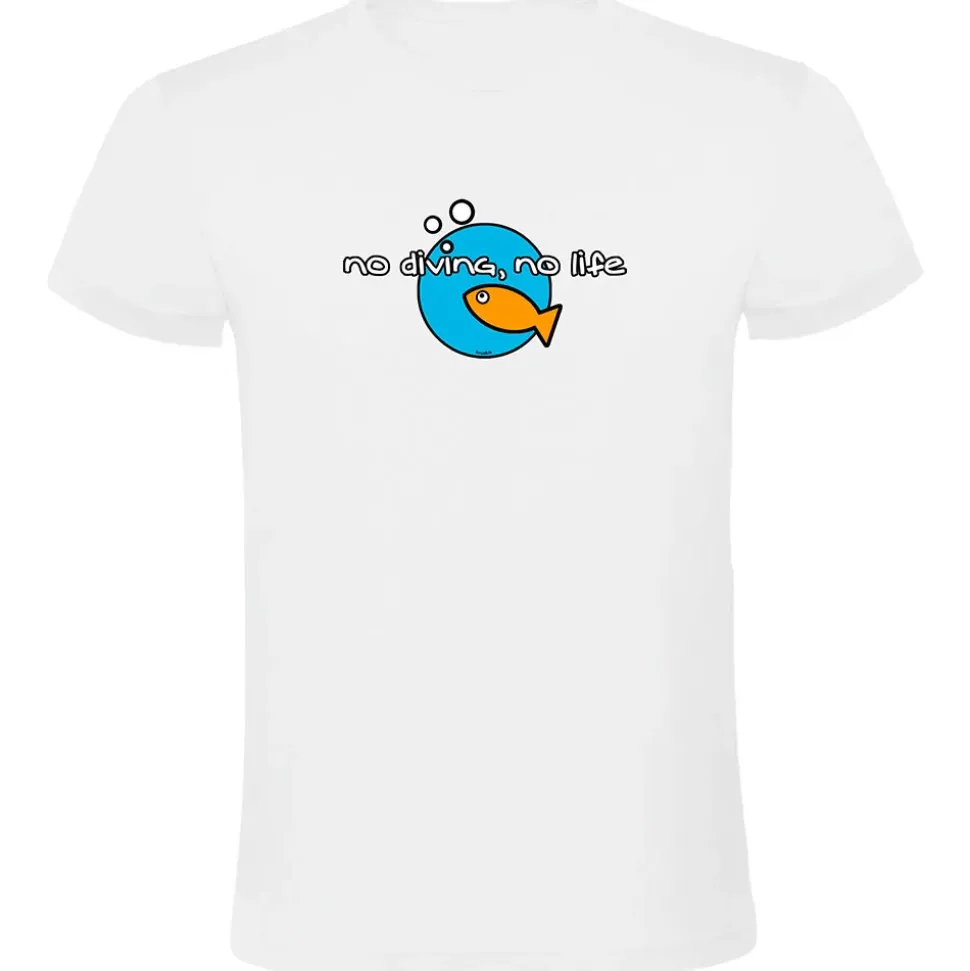 Kruskis Camiseta de manga corta No Diving No Life