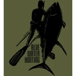 Kruskis Camiseta de manga corta Blue Water Hunting