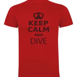 Kruskis Camiseta de manga corta Keep Calm and Dive