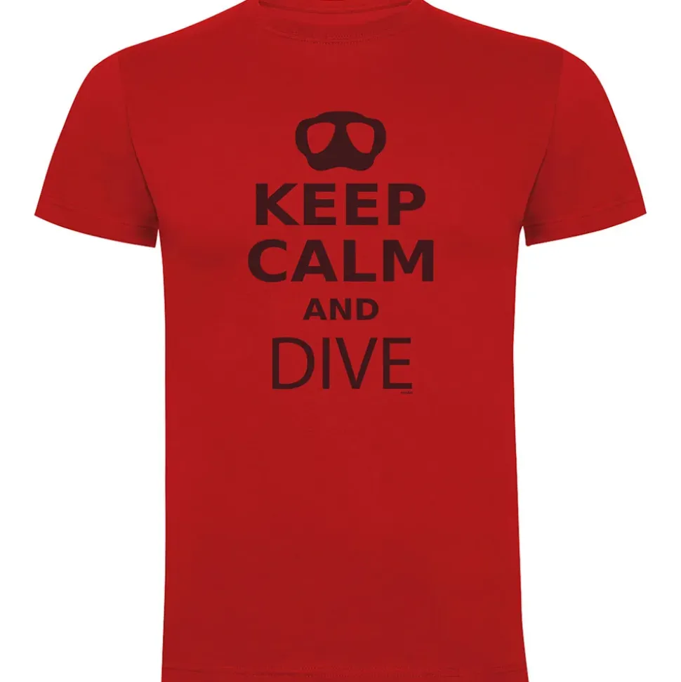 Kruskis Camiseta de manga corta Keep Calm and Dive
