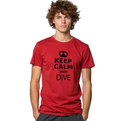 Kruskis Camiseta de manga corta Keep Calm and Dive