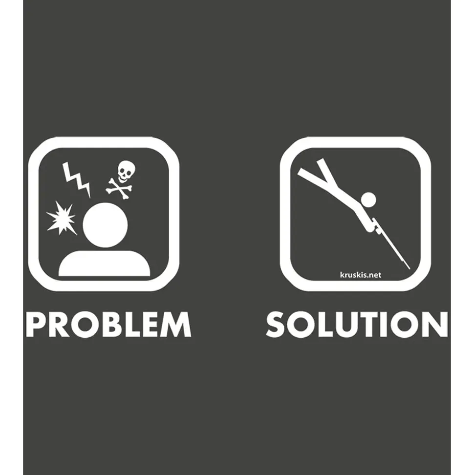 Kruskis Camiseta de manga corta Problem Solution Spearfishing