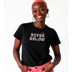 Kruskis Camiseta de manga corta para mujer Diver Below