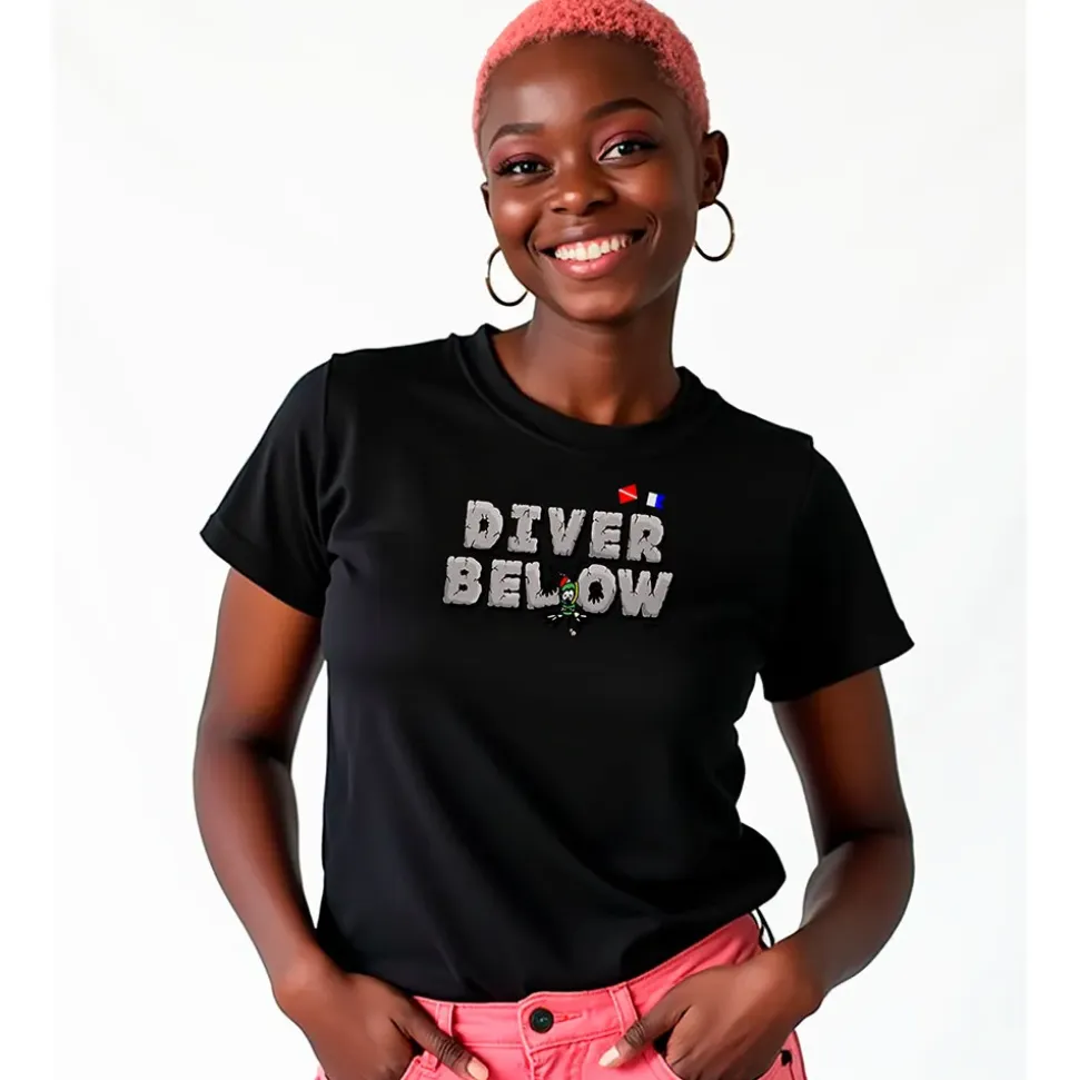 Kruskis Camiseta de manga corta para mujer Diver Below