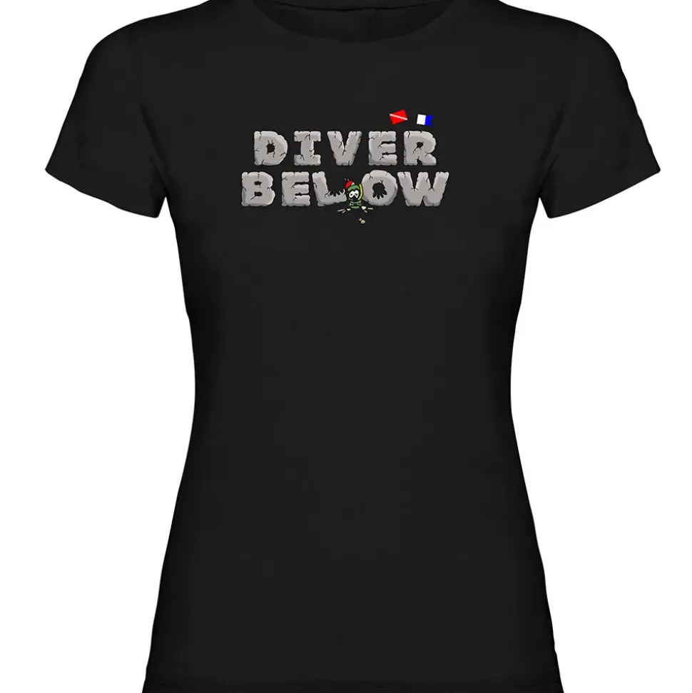 Kruskis Camiseta de manga corta para mujer Diver Below