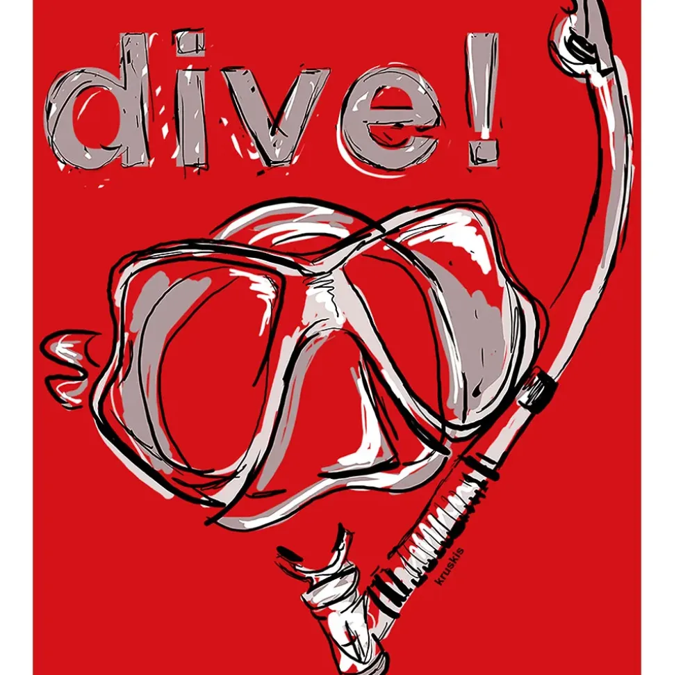 Kruskis Camiseta de manga corta Dive