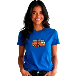 Kruskis Camiseta de manga corta para mujer Hippie Van Dive