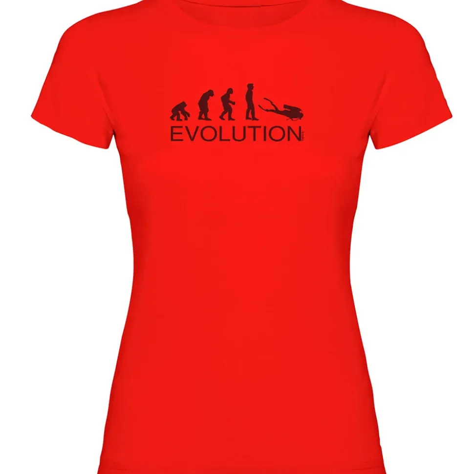 Kruskis Camiseta de manga corta para mujer Evolution Diver