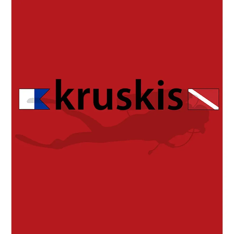 Kruskis Camiseta de manga corta Diver Flags