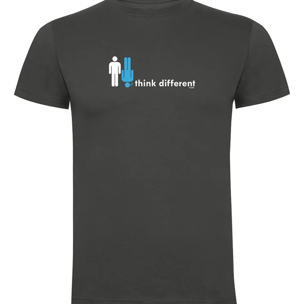 Kruskis Camiseta de manga corta Think Different