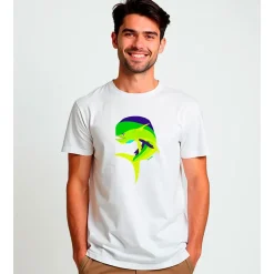 Kruskis Camiseta de manga corta Jumping Dorado