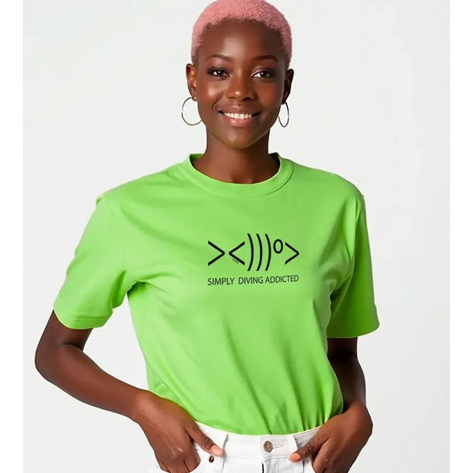 Kruskis Camiseta de manga corta para mujer Simply Diving Addicted