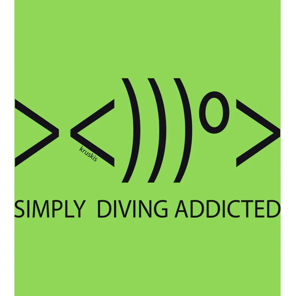 Kruskis Camiseta de manga corta para mujer Simply Diving Addicted