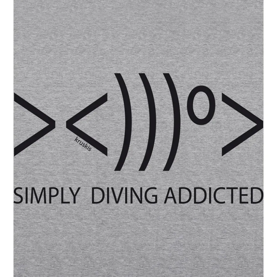 Kruskis Camiseta de manga corta Simply Diving Addicted
