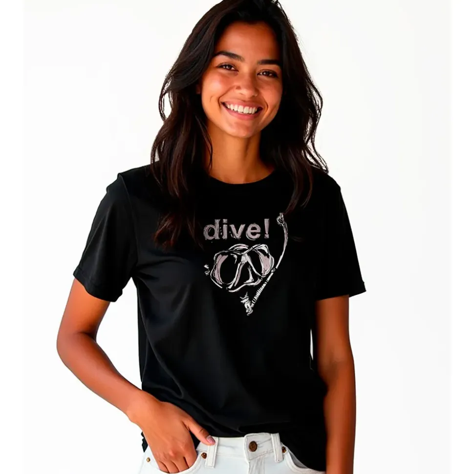 Kruskis Camiseta de manga corta para mujer Dive
