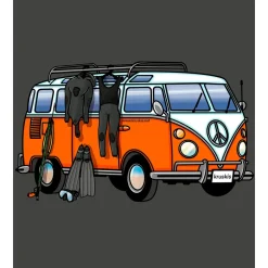 Kruskis Camiseta de manga corta Hippie Van Spearfish