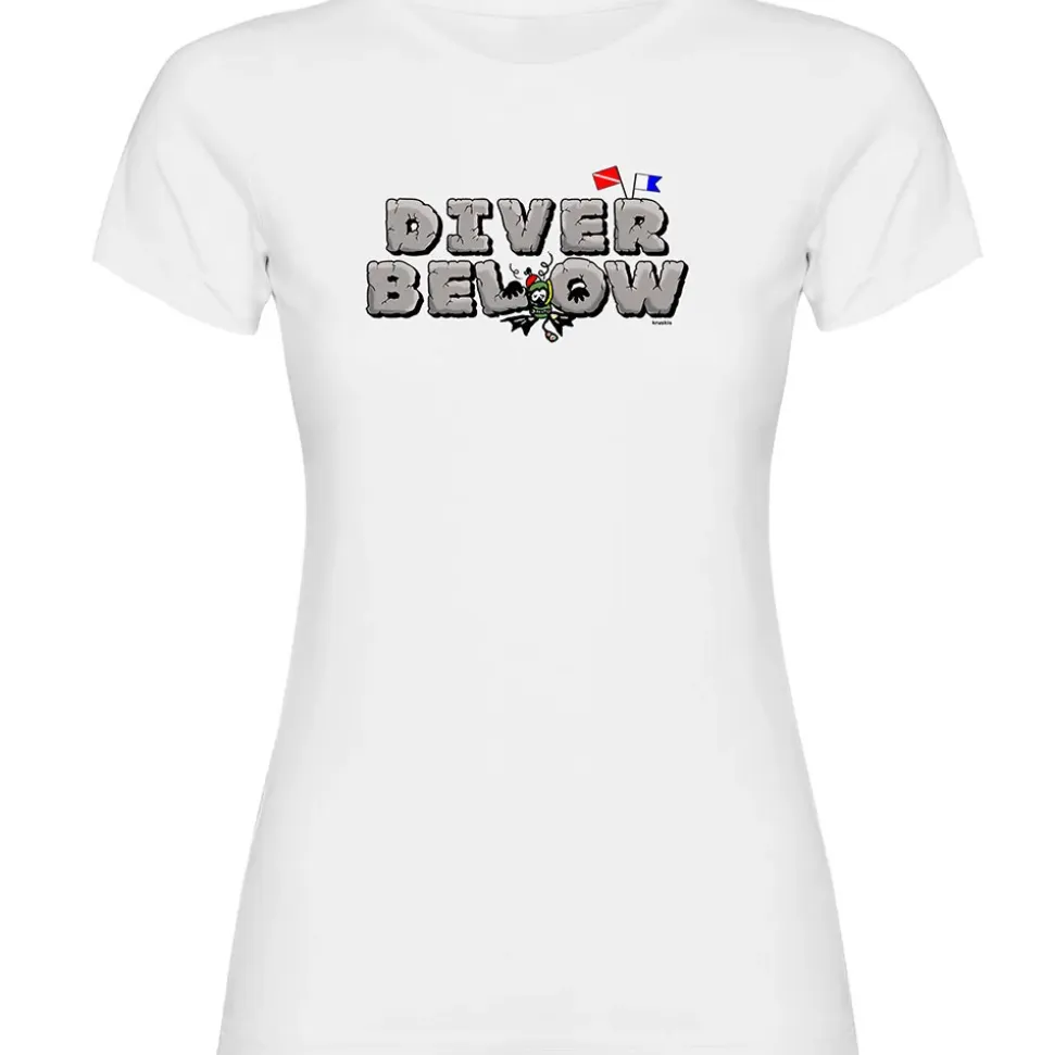 Kruskis Camiseta de manga corta para mujer Diver Below