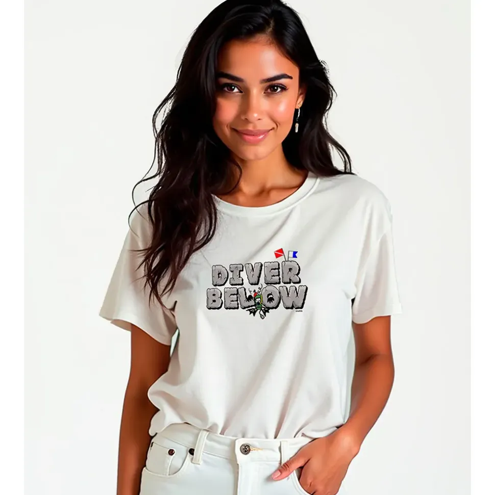 Kruskis Camiseta de manga corta para mujer Diver Below