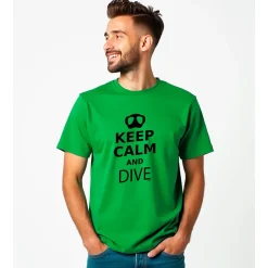 Kruskis Camiseta de manga corta Keep Calm and Dive