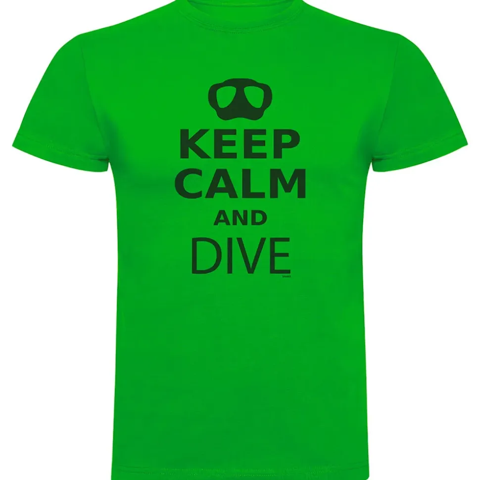 Kruskis Camiseta de manga corta Keep Calm and Dive