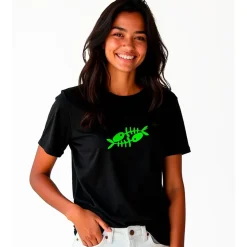 Kruskis Camiseta de manga corta para mujer Fishbones
