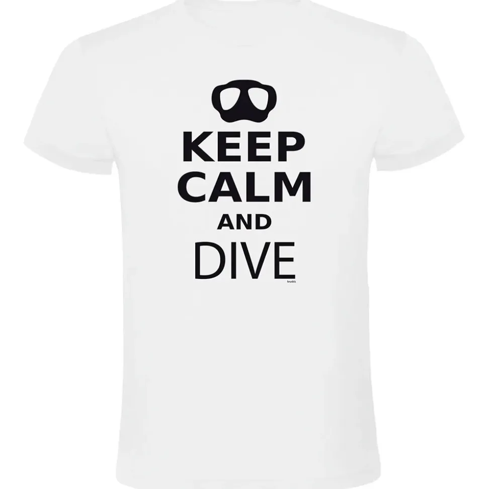 Kruskis Camiseta de manga corta Keep Calm and Dive