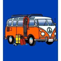Kruskis Camiseta de manga corta Hippie Van Dive