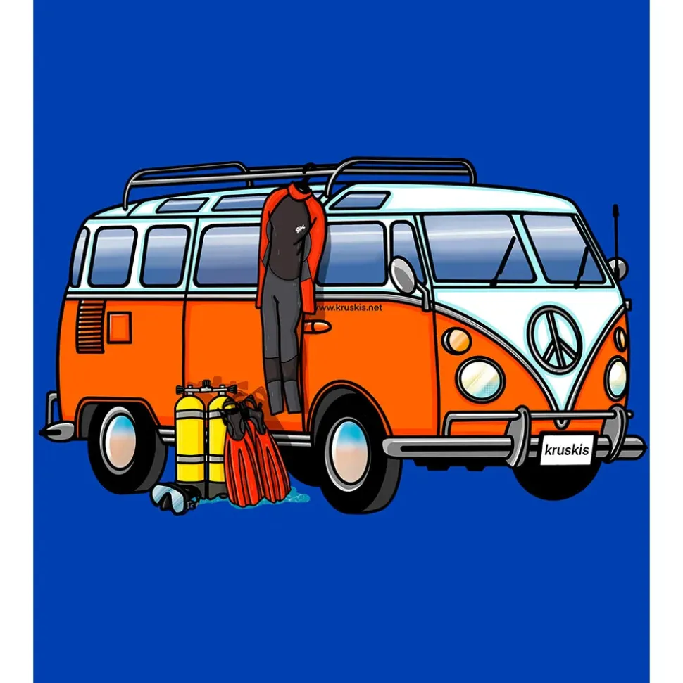 Kruskis Camiseta de manga corta Hippie Van Dive