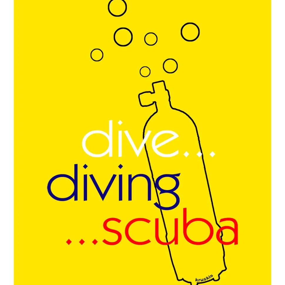 Kruskis Camiseta de manga corta Dive Diving Scuba