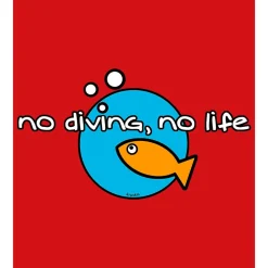 Kruskis Camiseta de manga corta No Diving No Life