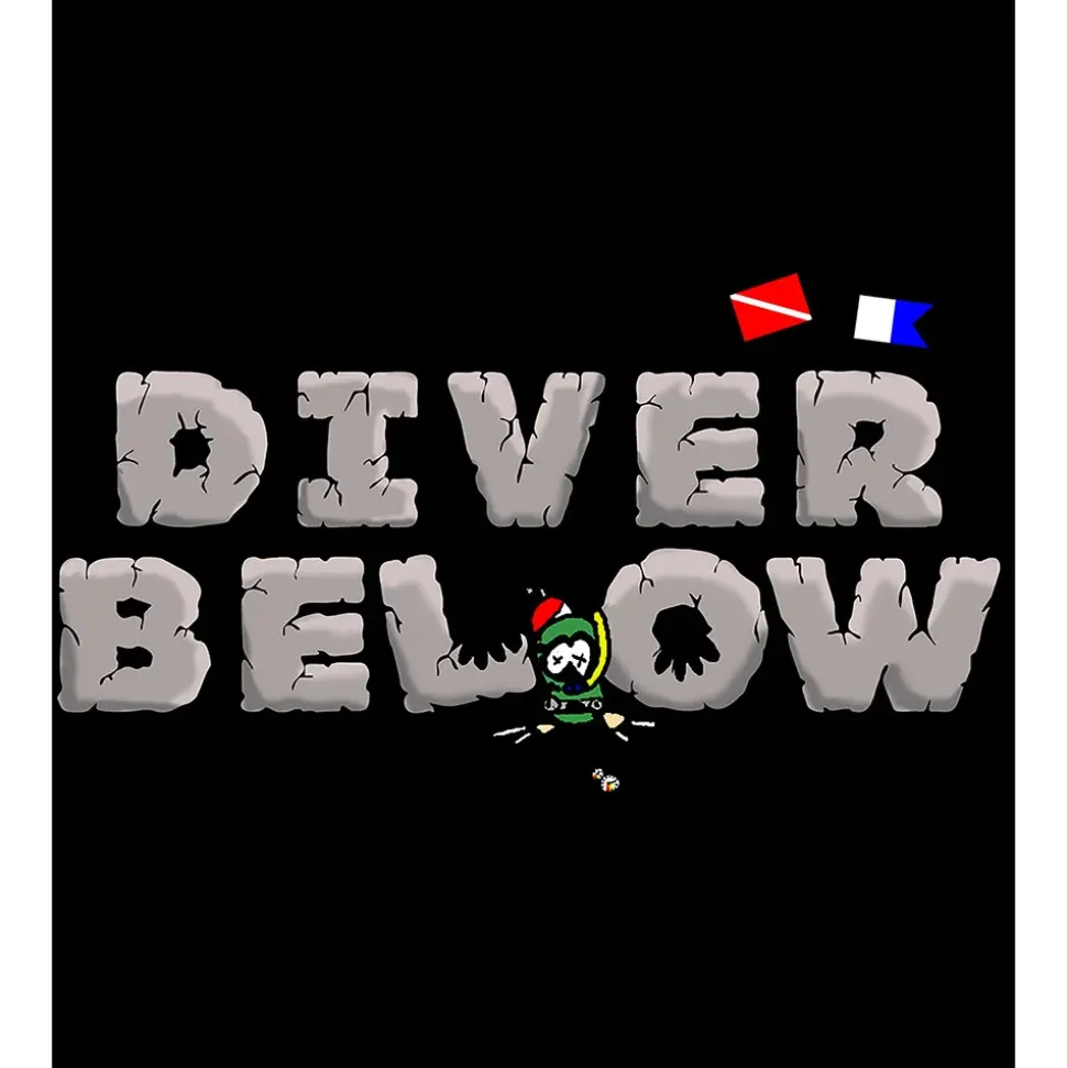 Kruskis Sudadera con capucha Diver Below Two-Colour