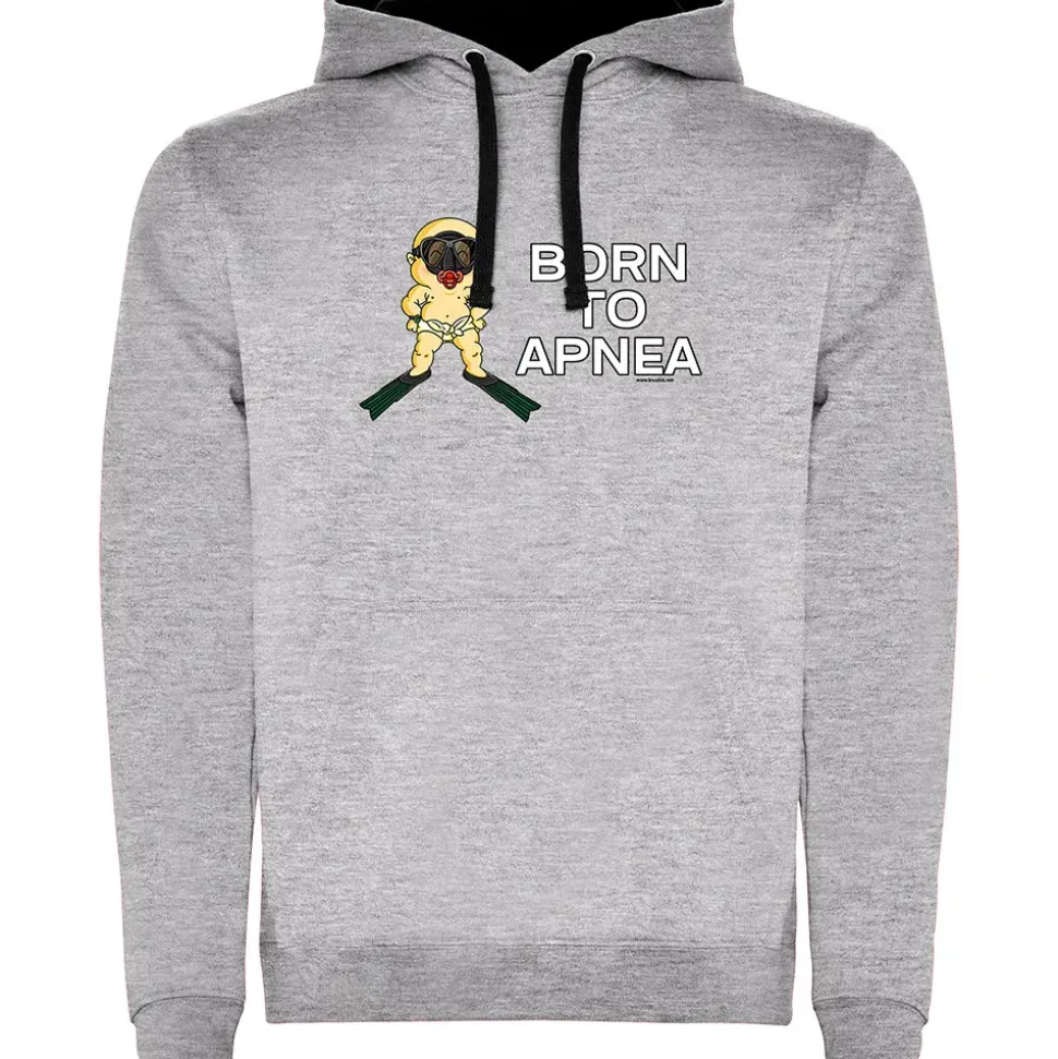 Kruskis Sudadera con capucha Born To Apnea Two-Colour
