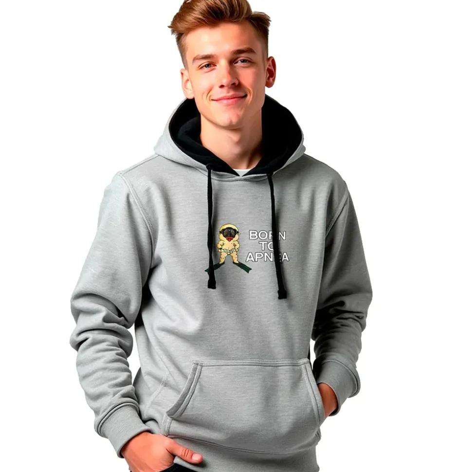 Kruskis Sudadera con capucha Born To Apnea Two-Colour