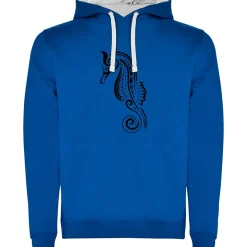 Kruskis Sudadera con capucha Seahorse Tribal