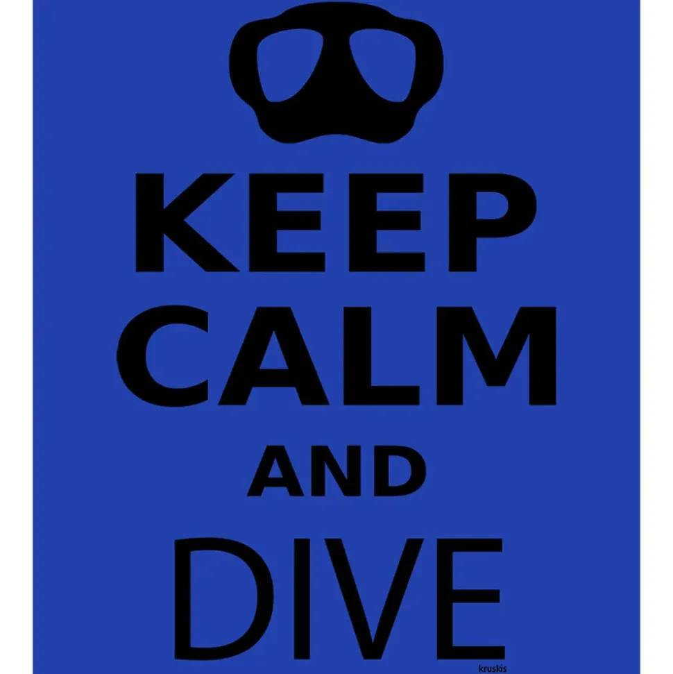 Kruskis Sudadera con capucha Keep Calm And Dive