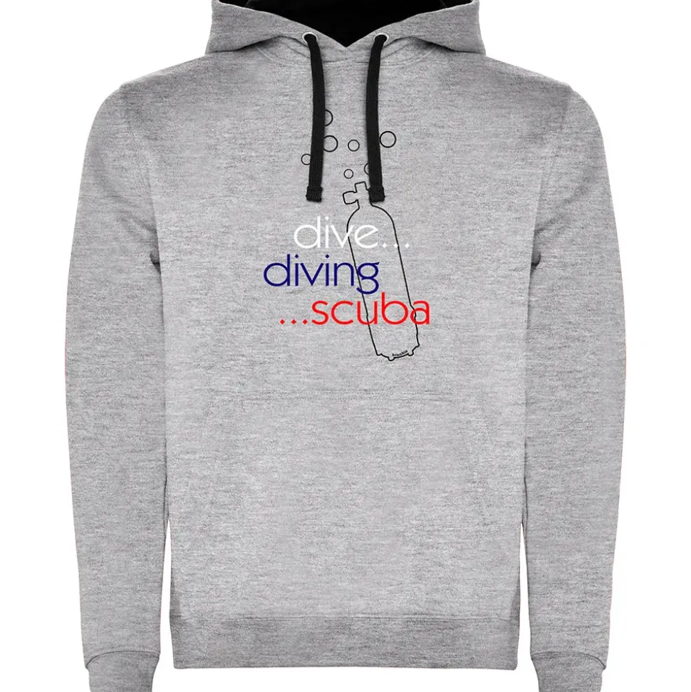 Kruskis Sudadera con capucha Dive Diving Scuba
