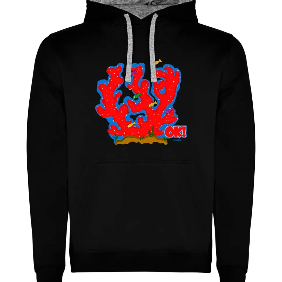 Kruskis Sudadera con capucha Coral OK