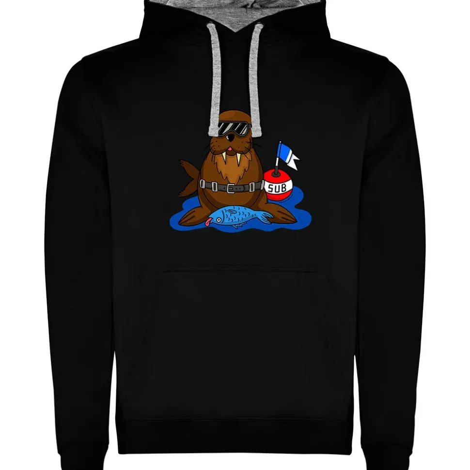 Kruskis Sudadera con capucha Walrus