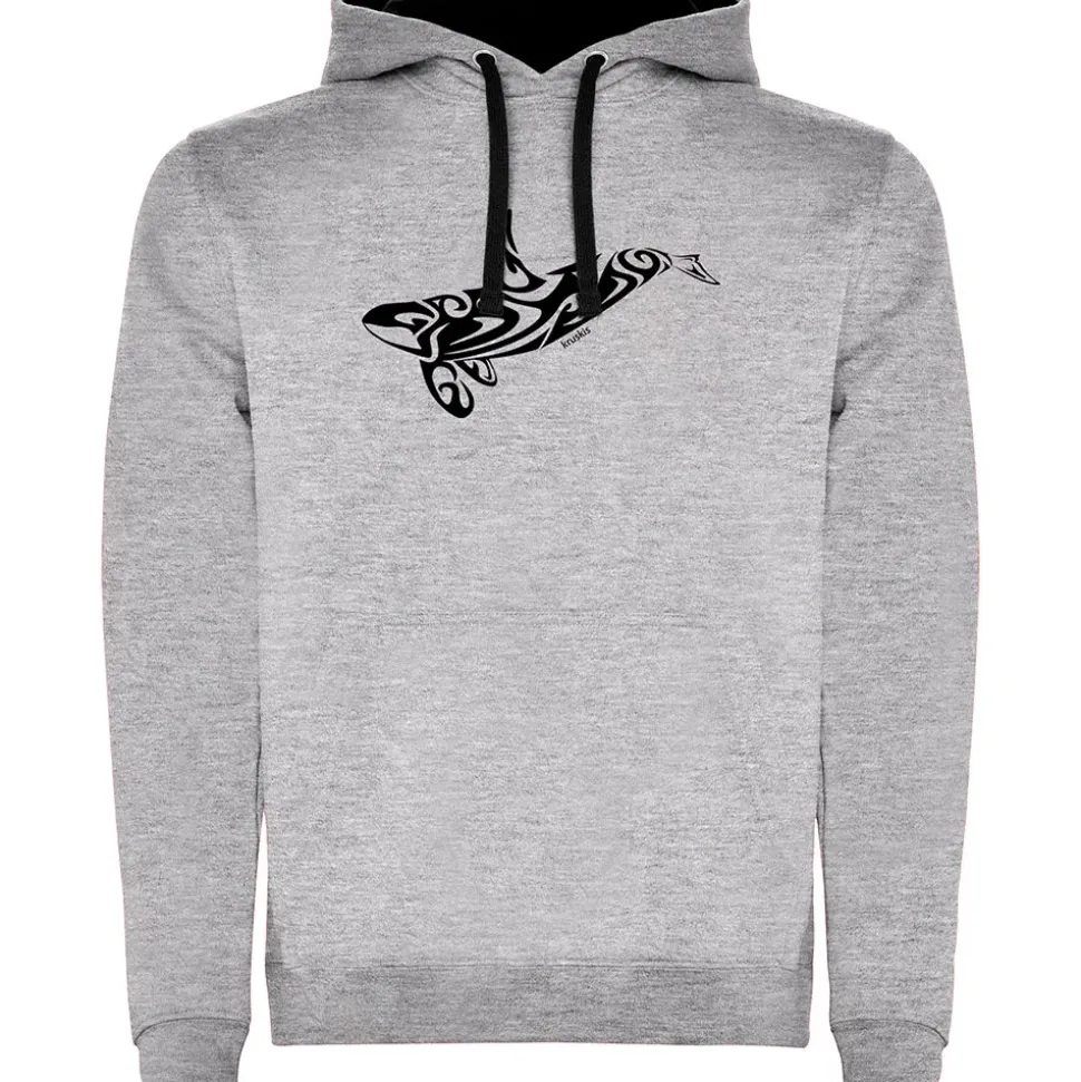 Kruskis Sudadera con capucha Orca Tribal Two-Colour