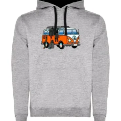 Kruskis Sudadera con capucha Hippie Van Spearfish Two-Colour