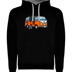 Kruskis Sudadera con capucha Hippie Van Spearfish Two-Colour
