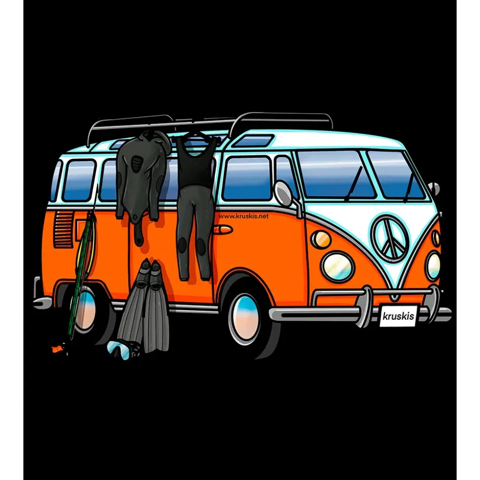 Kruskis Sudadera con capucha Hippie Van Spearfish Two-Colour