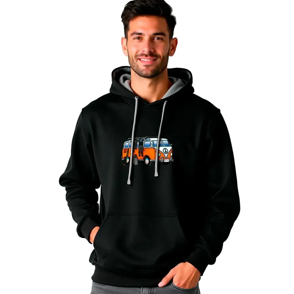 Kruskis Sudadera con capucha Hippie Van Spearfish Two-Colour