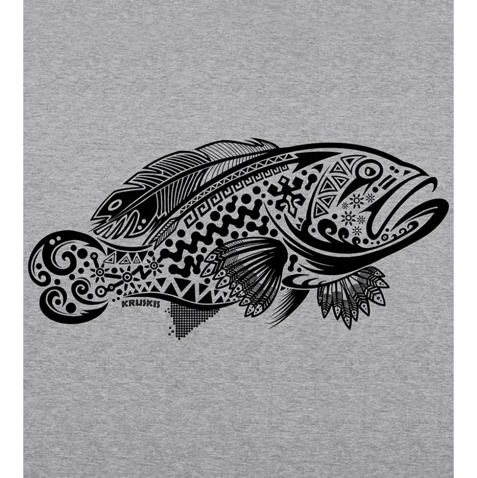 Kruskis Sudadera con capucha Grouper Tribal Two-Colour