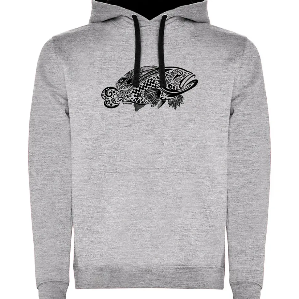 Kruskis Sudadera con capucha Grouper Tribal Two-Colour