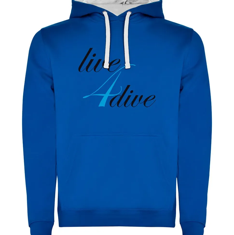 Kruskis Sudadera con capucha Live 4 Dive Two-Colour