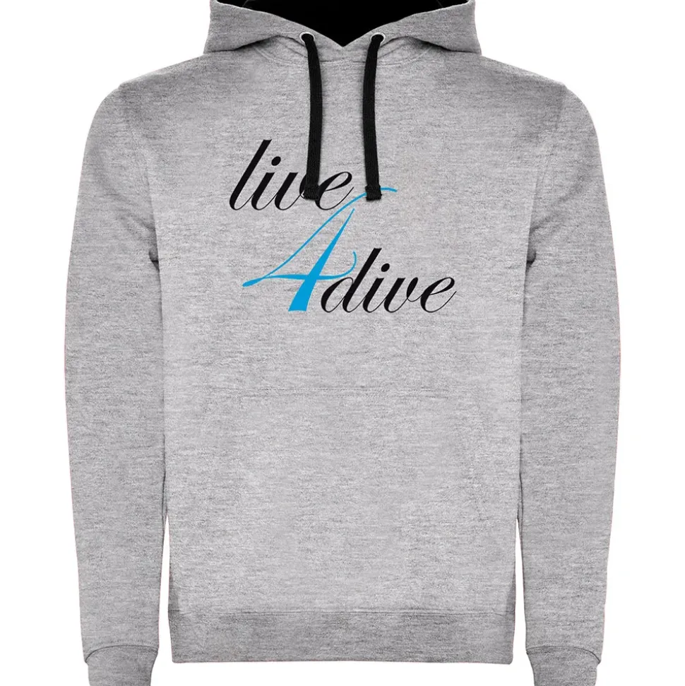 Kruskis Sudadera con capucha Live 4 Dive Two-Colour