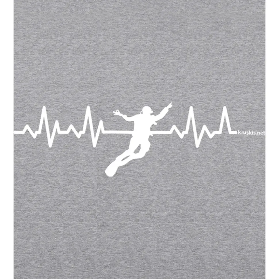 Kruskis Sudadera con capucha Diving Heartbeat Two-Colour