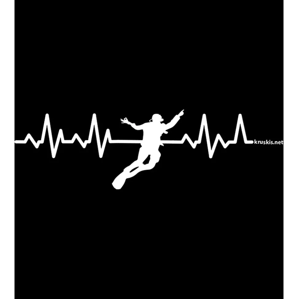 Kruskis Sudadera con capucha Diving Heartbeat Two-Colour